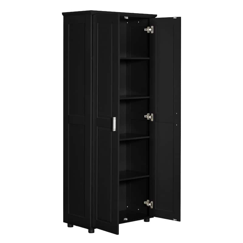 GDF Studio - Karry Modern MDF Storage Cabinet with Two Doors and Adjustable Shelf