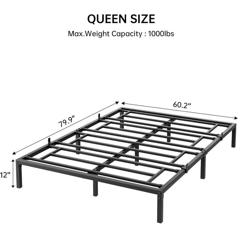 Simple and easy to install iron bed frame