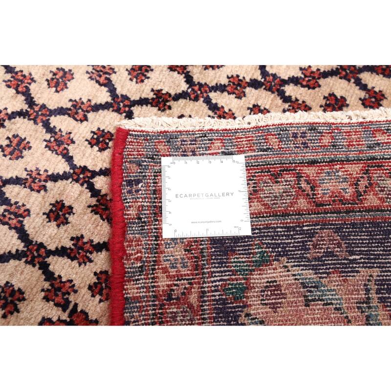ECARPETGALLERY Hand-knotted Anatolian Vintage Beige Wool Rug - 4'10 x 9'7