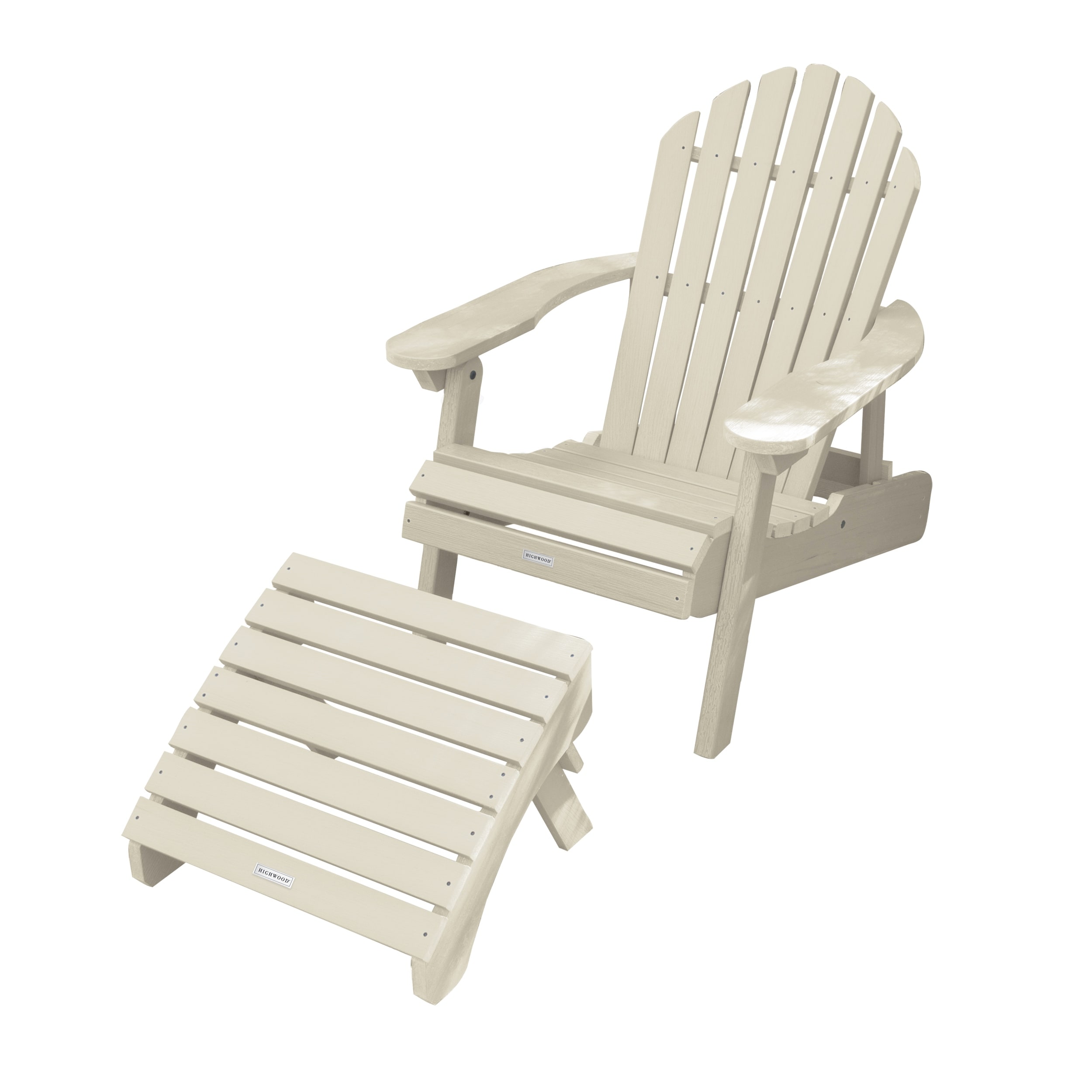 Mandalay Adirondack Chair and Folding Ottoman