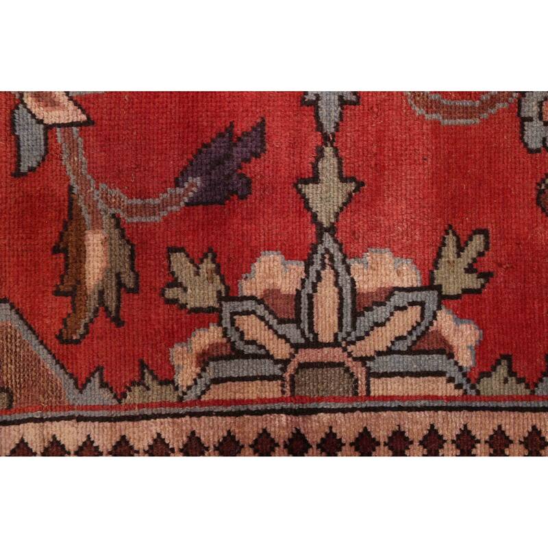 ECARPETGALLERY Hand-knotted Andelz Red Wool Rug - 5'3 x 9'4