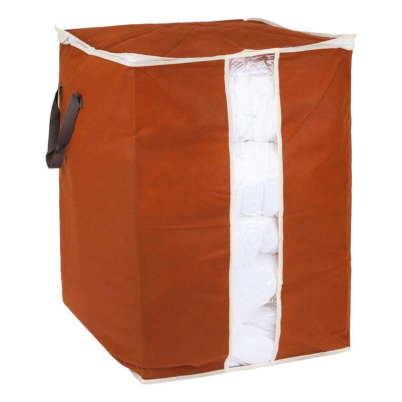 1 Pack Clothes Storage, Storage Bags, Moving Bags for Organizing Bedroom, Comforter, Closet Organizers and Storage with Handles