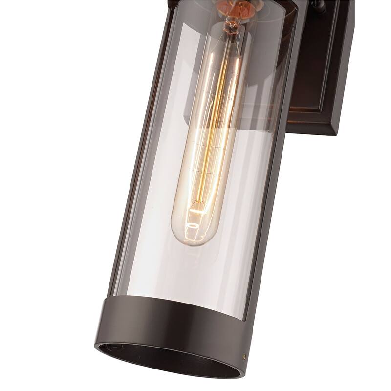 Millennium Lighting Hester 1 Light Outdoor Wall Sconce with Clear Glass Shades