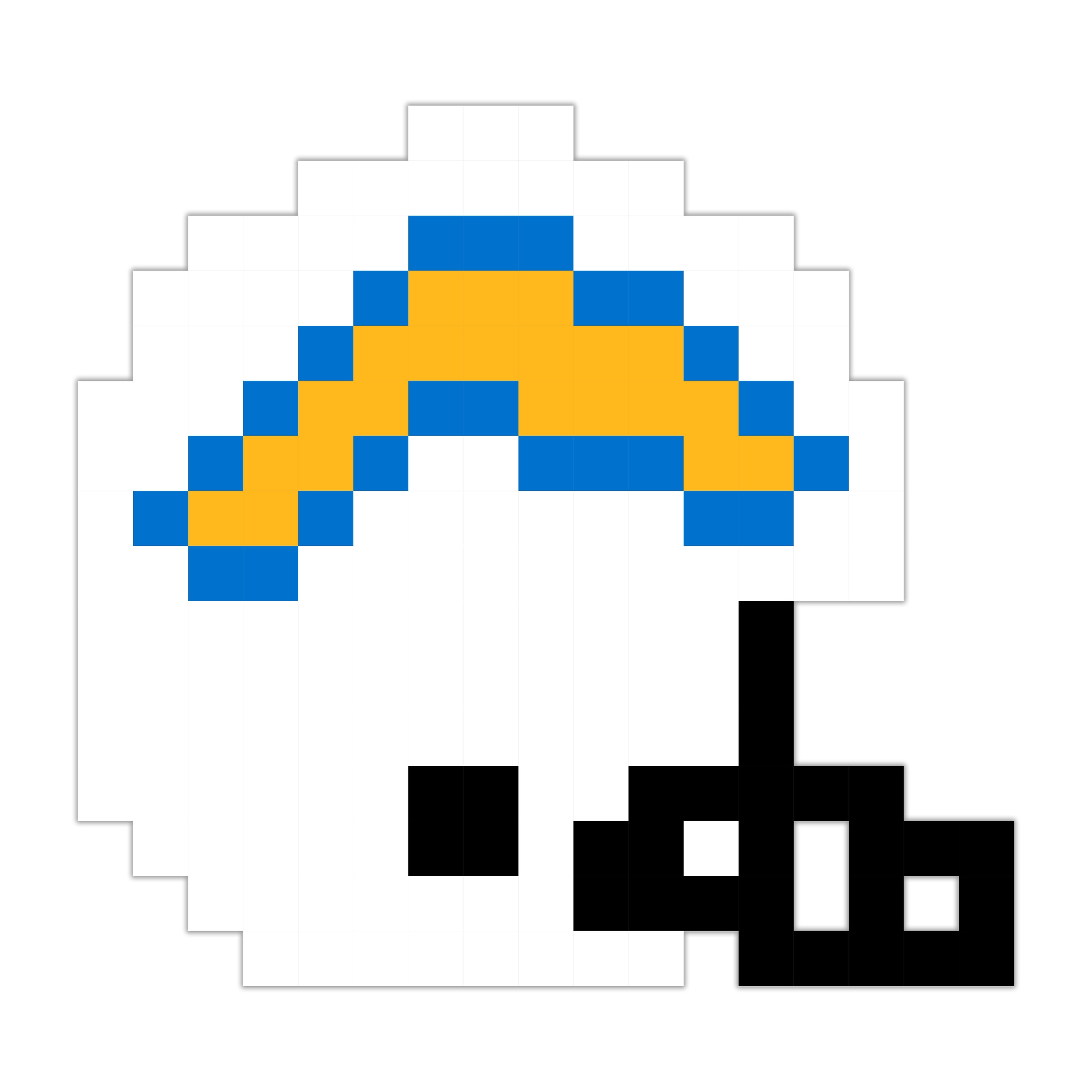 Shop San Diego Football Helmet Pixel Art 6x6 Peel N Stick Wall