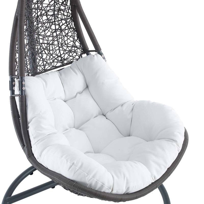 Modway Abate Rattan Outdoor Patio Swing Chair