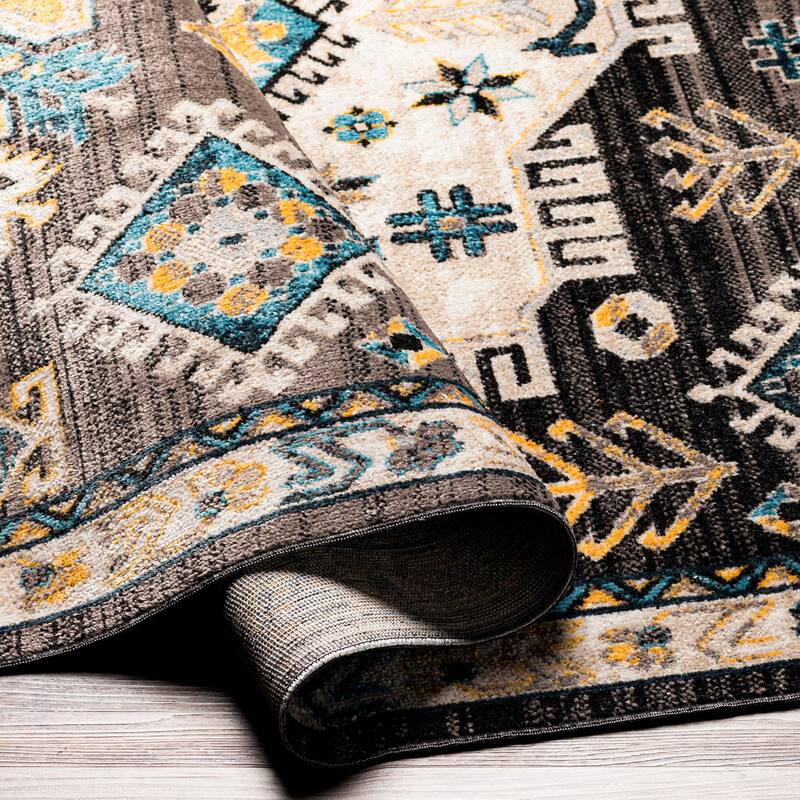 Livabliss Pamna Machine Washable Updated Traditional Area Rug