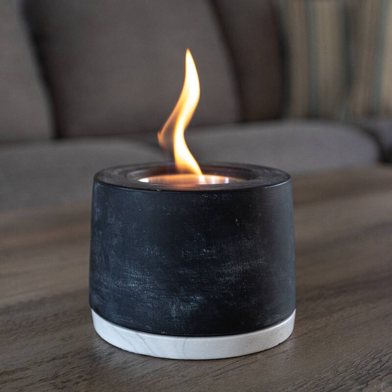 Pure Garden Bioethanol or Rubbing Alcohol Smokeless Tabletop Fire Pit