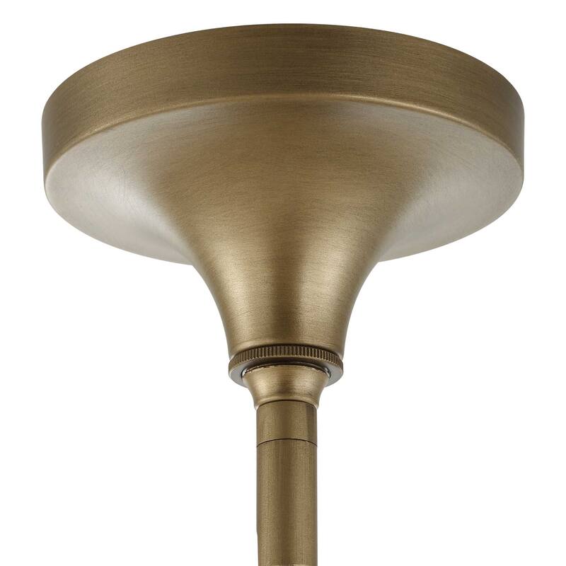 Uttermost Biddeford 6 Light White Beaded Pendant - 36"W x 36"D x 11"H