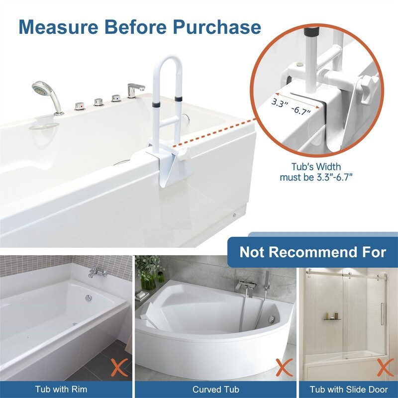 Adjustable Bathtub Grab Bars Bed Bath Beyond 42244518