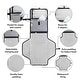 preview thumbnail 4 of 5, Large Portable Changing Pad by Comfy Cubs - Solid Grey