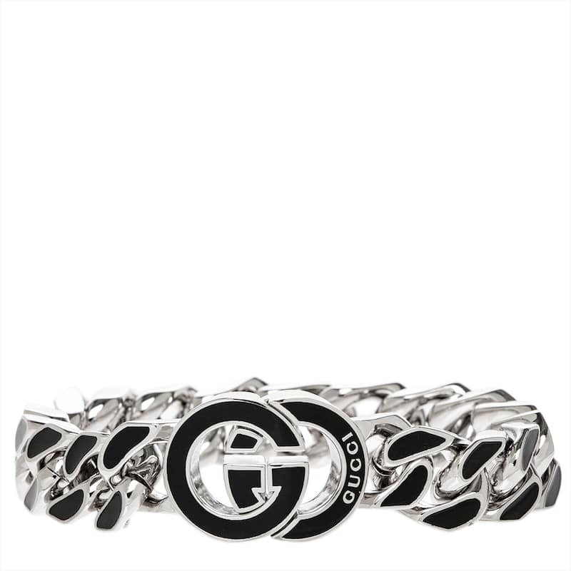 Gucci Interlocking Chain Bracelet - 8.75 Inch