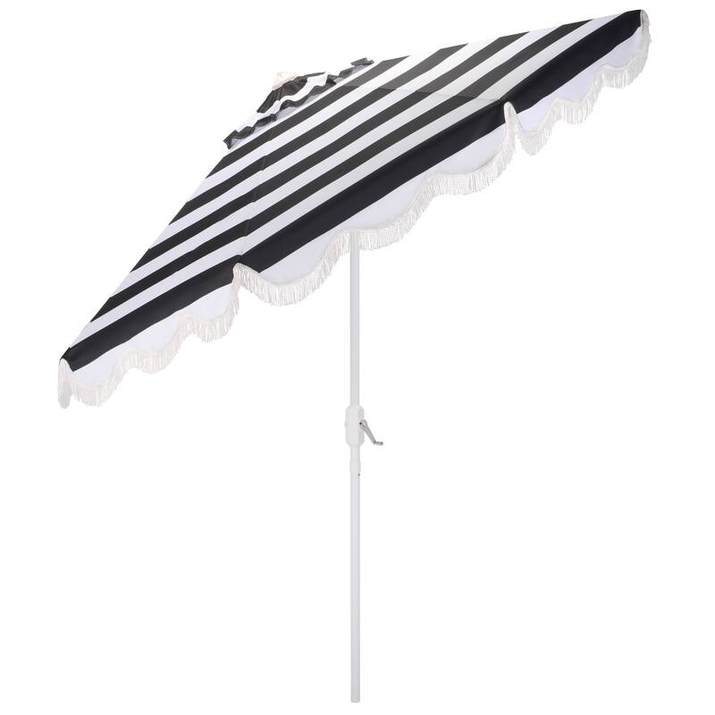 SAFAVIEH Outdoor Living Lucerna 9ft Crank Umbrella