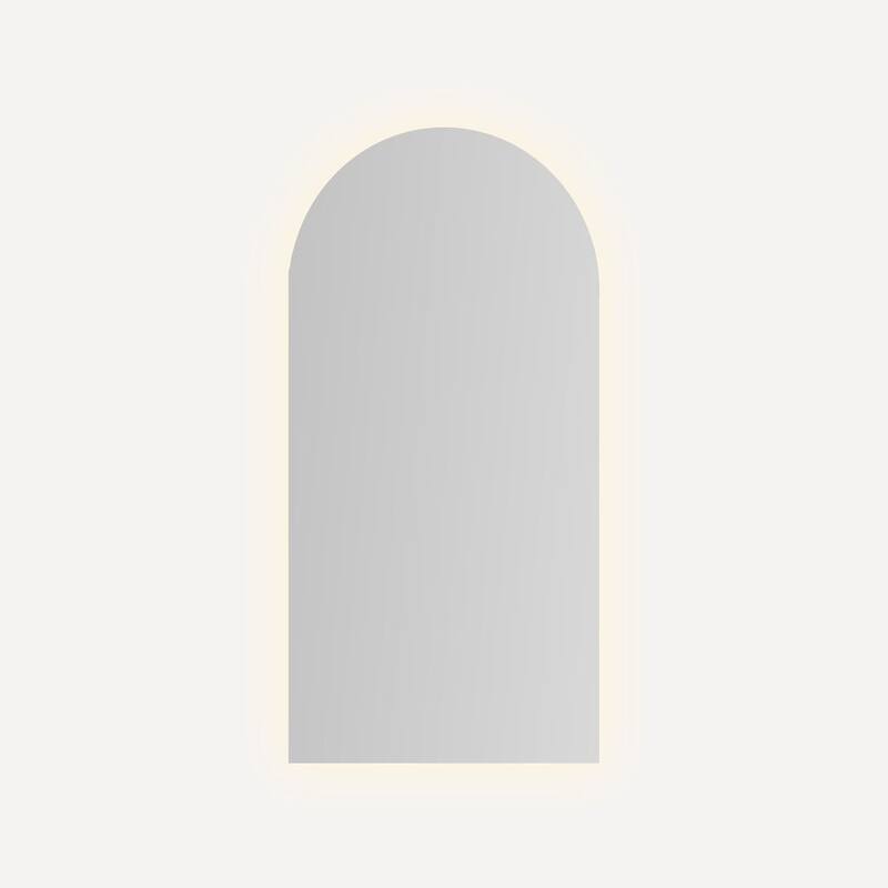 Robern GR2040D4AP1L Presence 19-1/4" x 67" Lighted Frameless Single - Mirror - Mirrored Finish