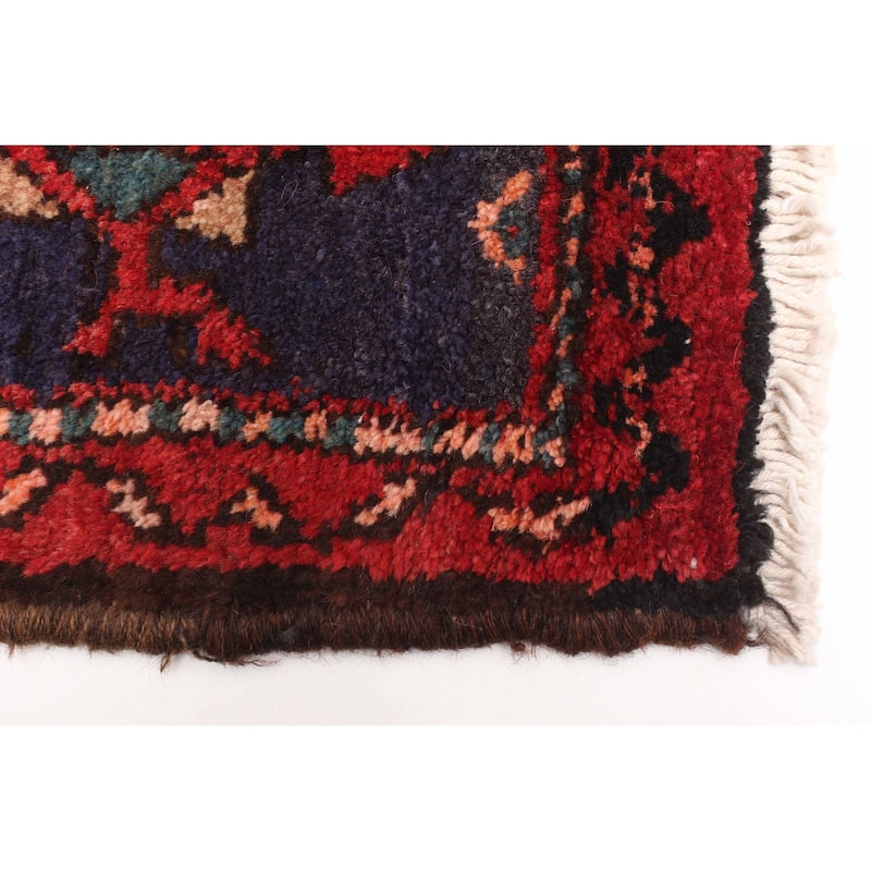 ECARPETGALLERY Hand-knotted Konya Anatolian Navy Wool Rug - 4'4 x 7'3