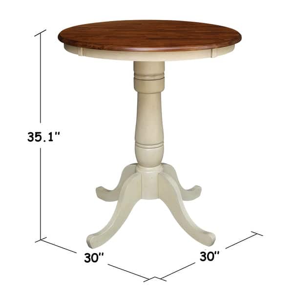International Concepts 30inch Round Pedestal Table Bed Bath & Beyond