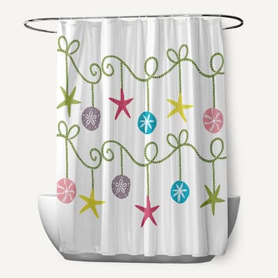 Sea Ornaments Shower Curtain