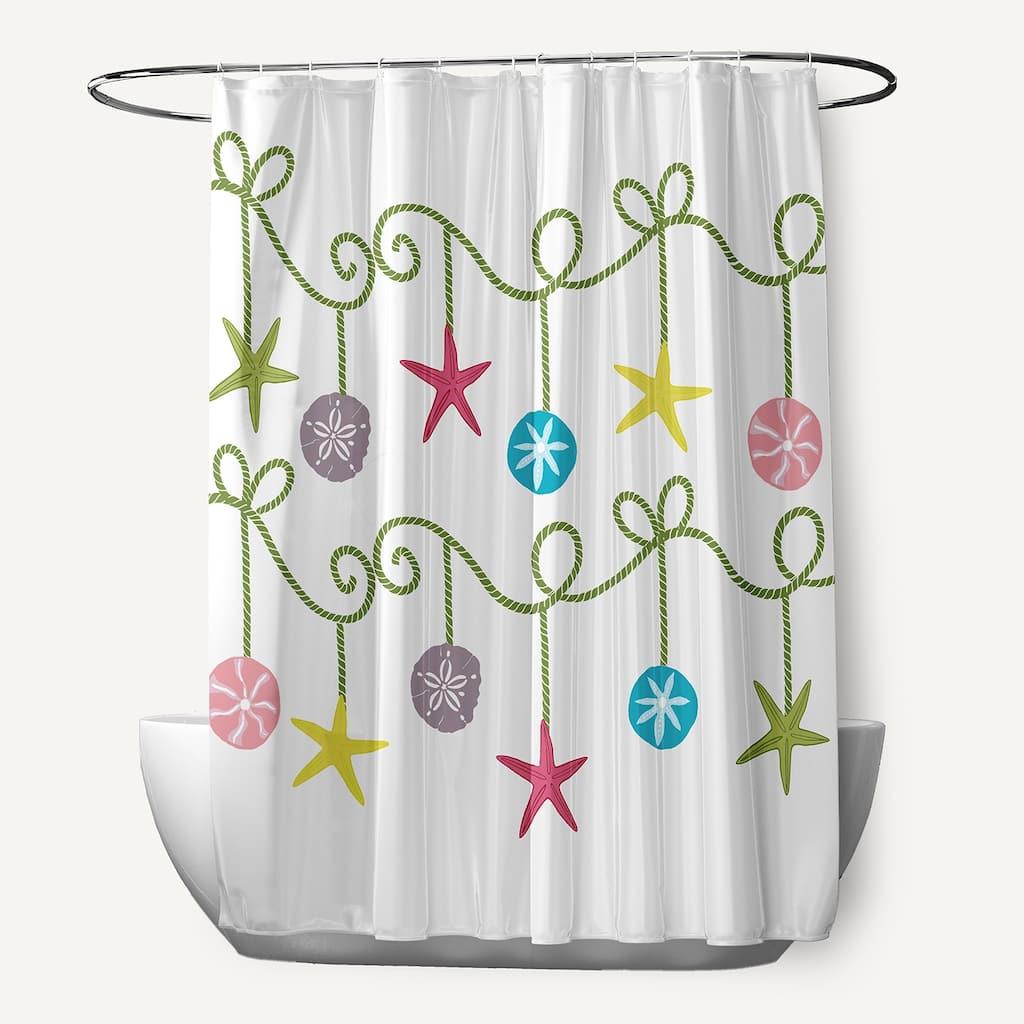 Sea Ornaments Shower Curtain