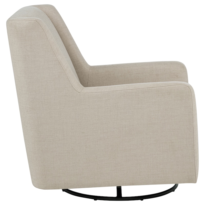 Sorrel Fabric Upholstered Swivel Glider Arm Chair Latte - 30.25" x 35.5" x 34"