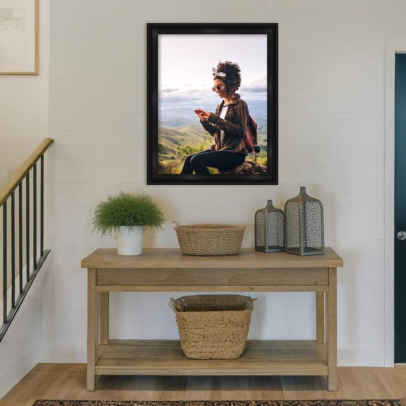 Grand Black Narrow Framed Picture Frame, Photo Frame