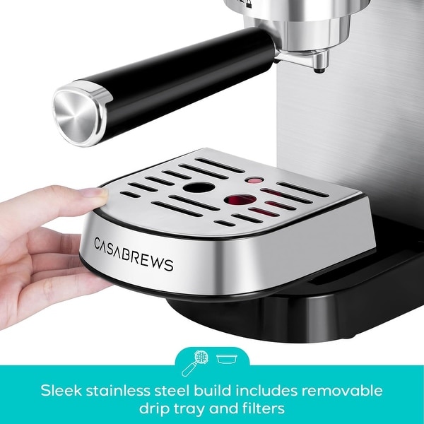 CASABREWS CM5418 Espresso Machine 20 Bar with Milk Frothing Steam