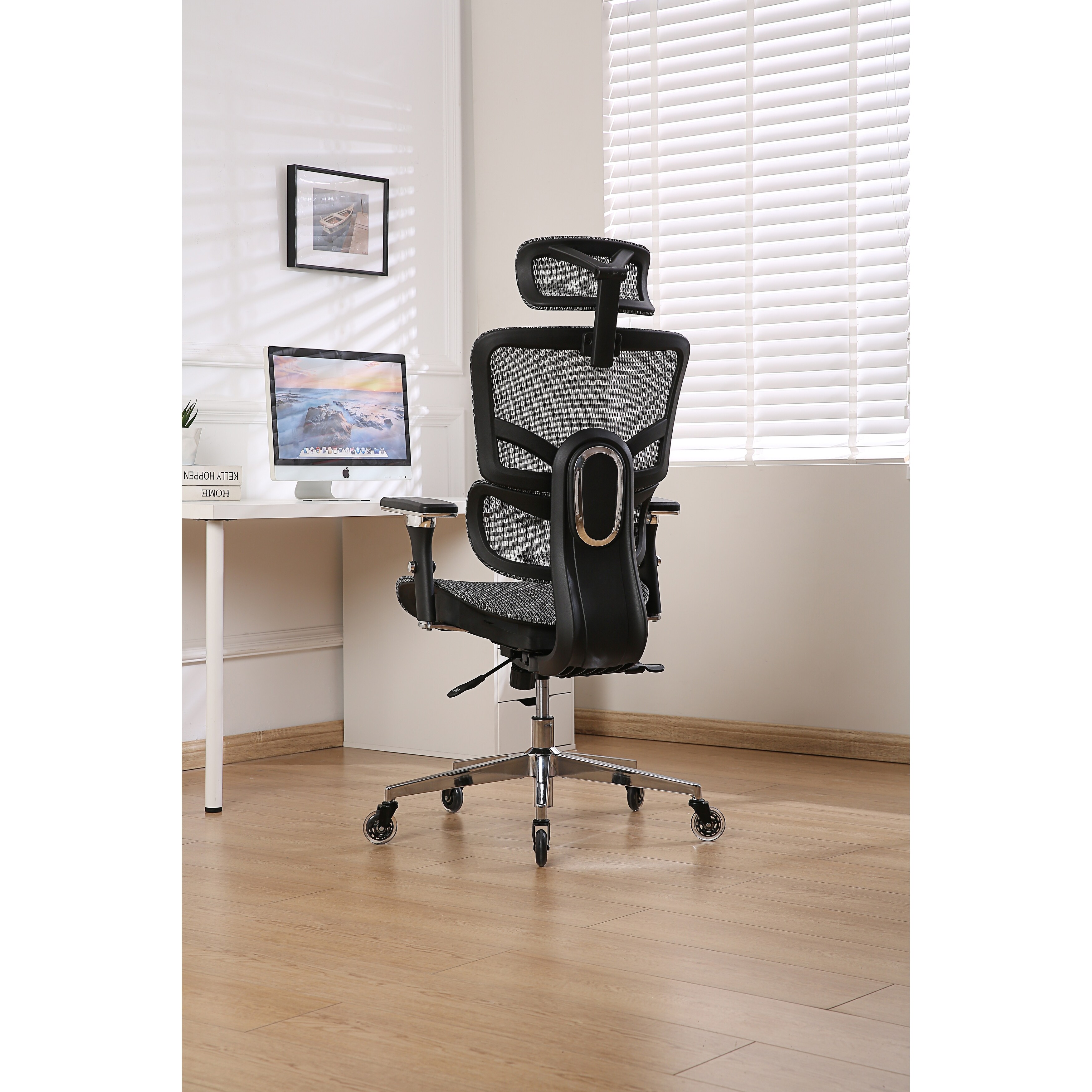 Office chair with deals 4d arms