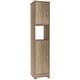 preview thumbnail 1 of 10, Ibis 14-inch Wide Linen Cabinet with Double Doors, 4 Interior Shelves, and 2 Cabinets Oak