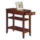 Copper Grove Aubrieta1 Drawer Chairside End Table with Shelves