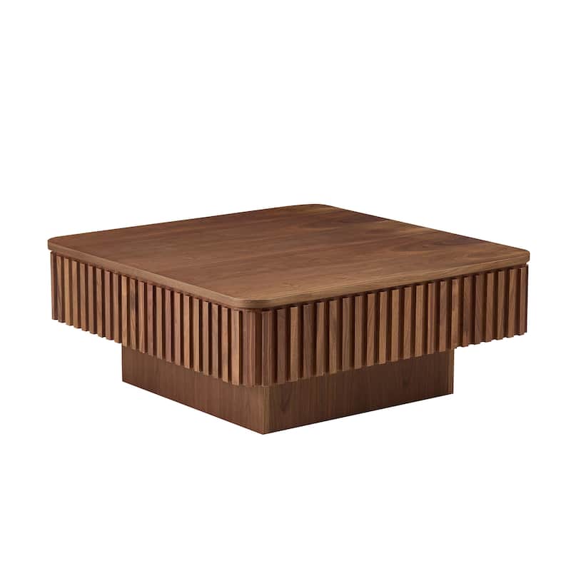 Modern Square Lift-Top Coffee Table with Hidden Storage