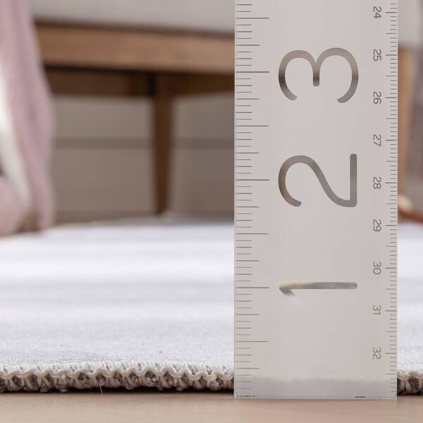 dimension image slide 2 of 7, Well Woven Kids Rugs Cloud 9 Modern Machine Washable Area Rug