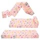 preview thumbnail 1 of 48, DoCred Kids Folding Sofa, Convertible Floor Mattress, Bed, Play Couch Pink