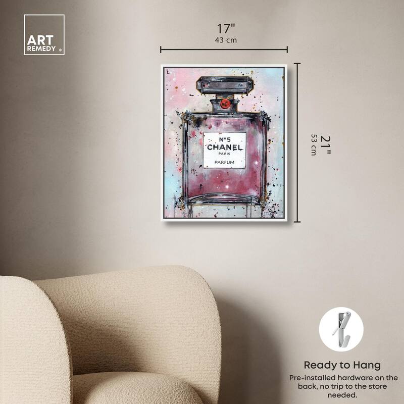 Doll Memories - Abstract Perfume Canvas by Art Remedy