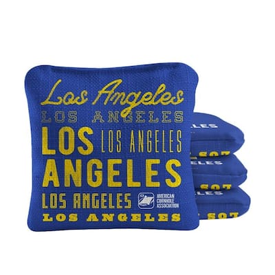 Los Angeles Football Royal Blue Dual Sided Cornhole Bags