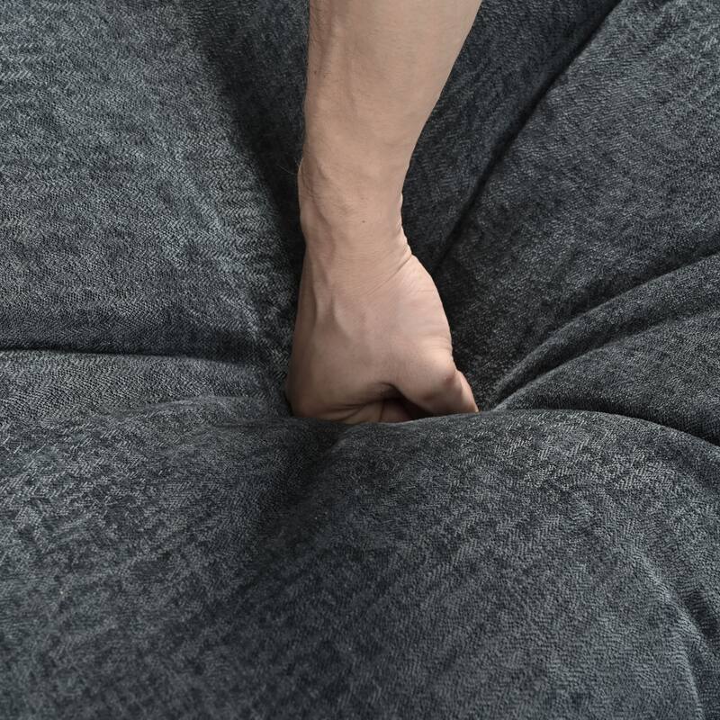 L-Shaped Modular Sectional Sofa, Comfy Upholstered 5 Seater Sofa, Corner Sofa with Hidden Storage Compartments