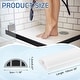 preview thumbnail 11 of 15, Shower Water Barrier, Silicone Splash Guard Shower White - 39"