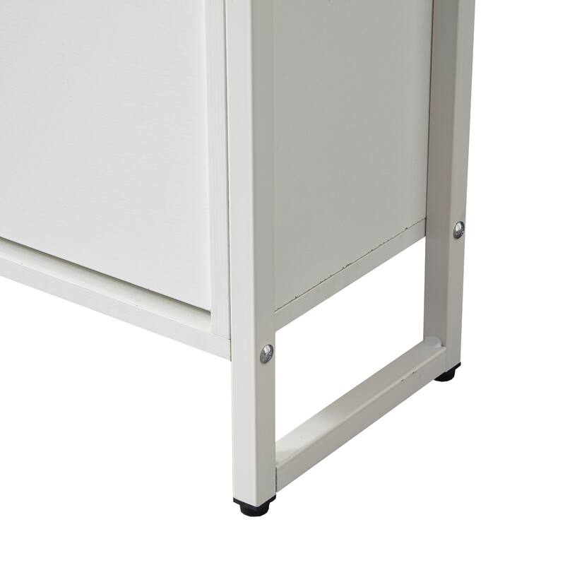 Shoe Storage Cabinet with 3 Flip Drawers&1 Drawer, Slim Freestanding Storage Racks for Entryway, Hallway, Hidden Narrow