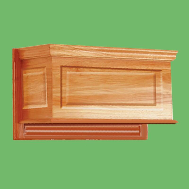 Wooden High Tank Toilet Part - Tank Light Oak Raised Tank with Mounting Hardware Renovators Supply
