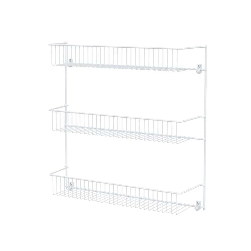 ClosetMaid Stainless Steel Multi-tier Wall Storage Rack - 3-Tier