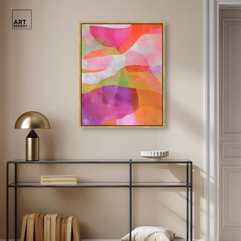 Garnet Gleam I Canvas by Art Remedy