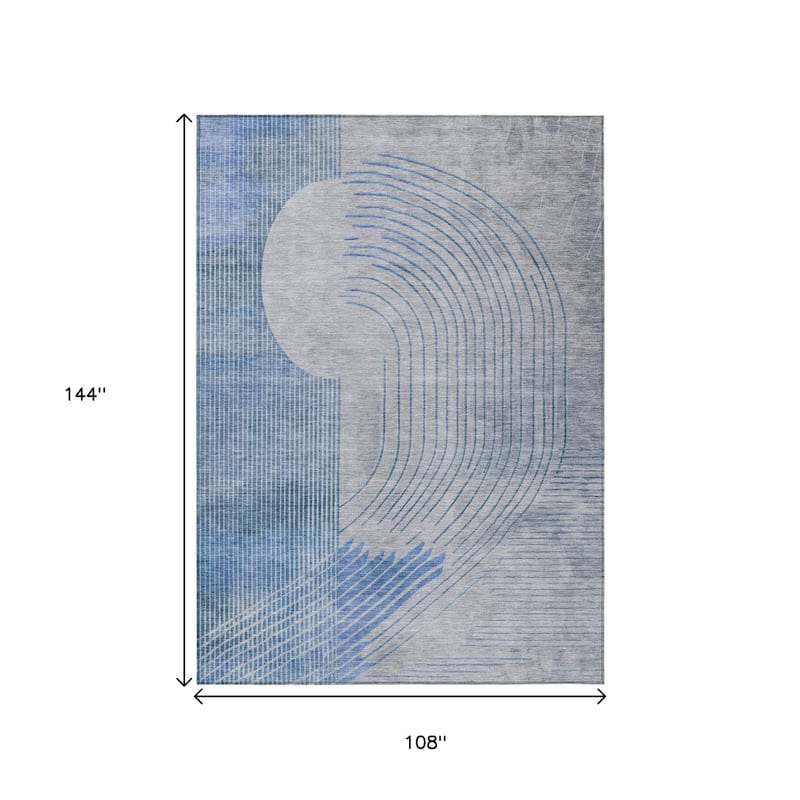 HomeRoots Geometric Transitional Rectangle Outdoor Rug