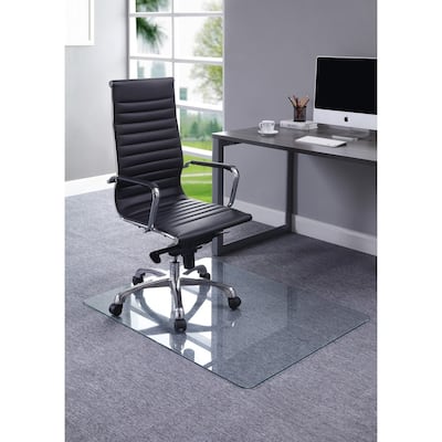 Lorell Tempered Glass Chairmat - 36"