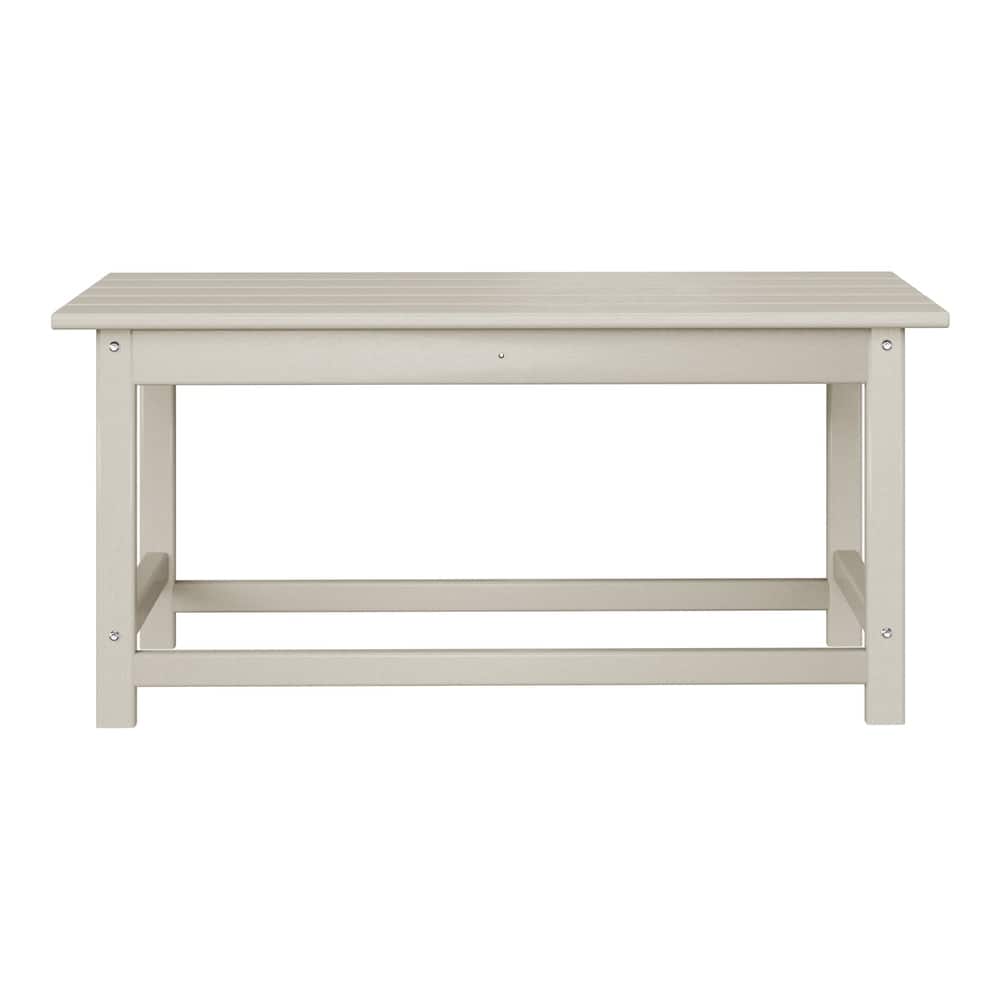 Laguna Hdpe All Weather Outdoor Patio Rectangular Coffee Table