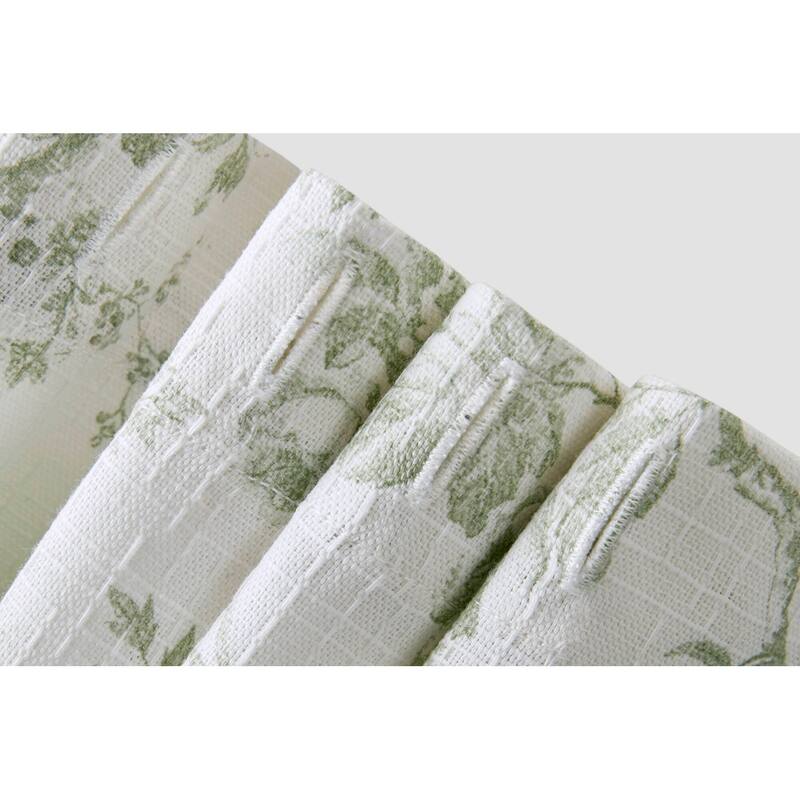 Laura Ashley Walled Garden Shower Curtain -- slub dobby 180gsm