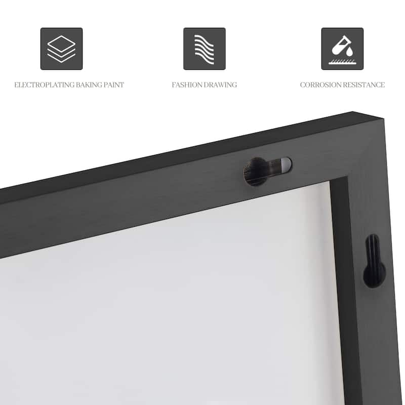Framed Floor Mirror Standing Holder Full Length Mirrors