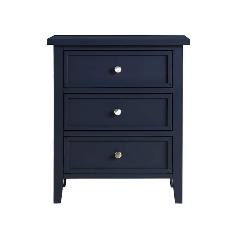 Luca 3-drawer Nightstand, Bedroom Furniture