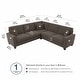 preview thumbnail 8 of 35, Stockton 99W L Shaped Sectional Couch by Bush Furniture