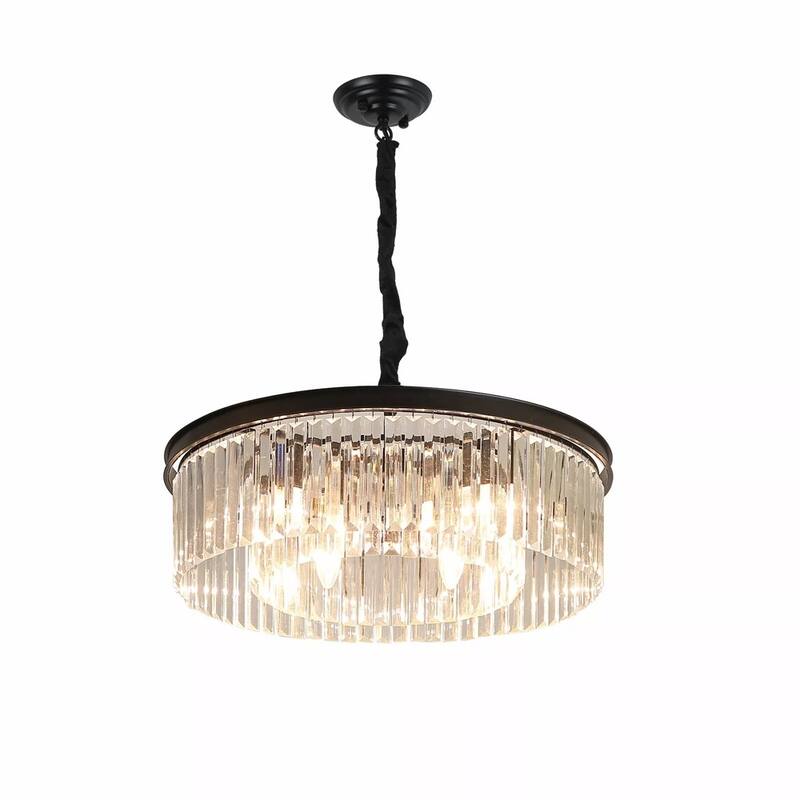 Round LED Ring Pendant Light Chandelier Ceiling Light Fixture Lamp - 23" x 39"