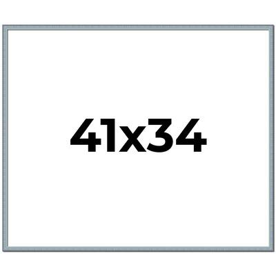 41x34 Frame Rustic Sky Blue Solid Wood Picture Frame | 0.75 Inch