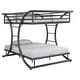 preview thumbnail 6 of 12, Stephan Contemporary Gunmetal Metal Frame Bunk Bed