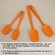 preview thumbnail 5 of 5, 4 Pcs Silicone Heat Resistant Non-scratch Turners Non Sticky Spatula