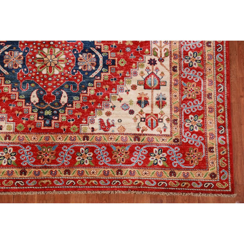 Vegetable Dye Ziegler Area Rug Handmade Oriental Wool Carpet - 6'7"x 9'9"